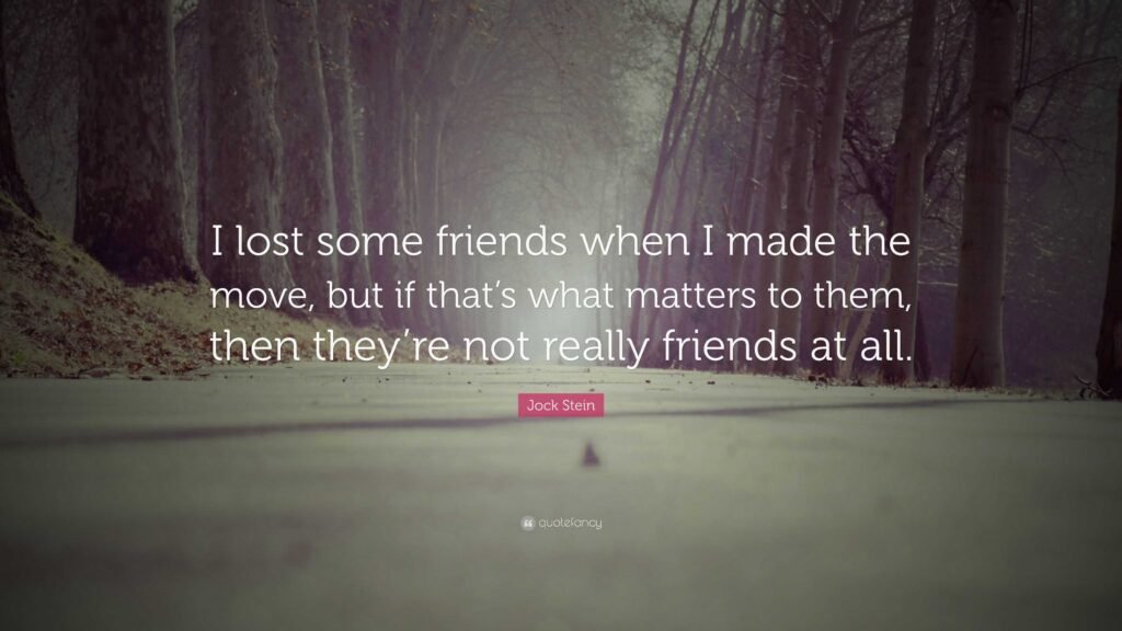 Lost friend